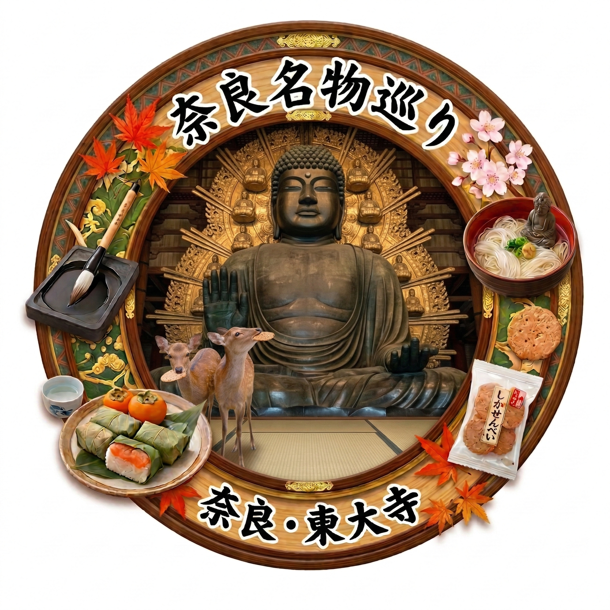 奈良ご当地バッジ