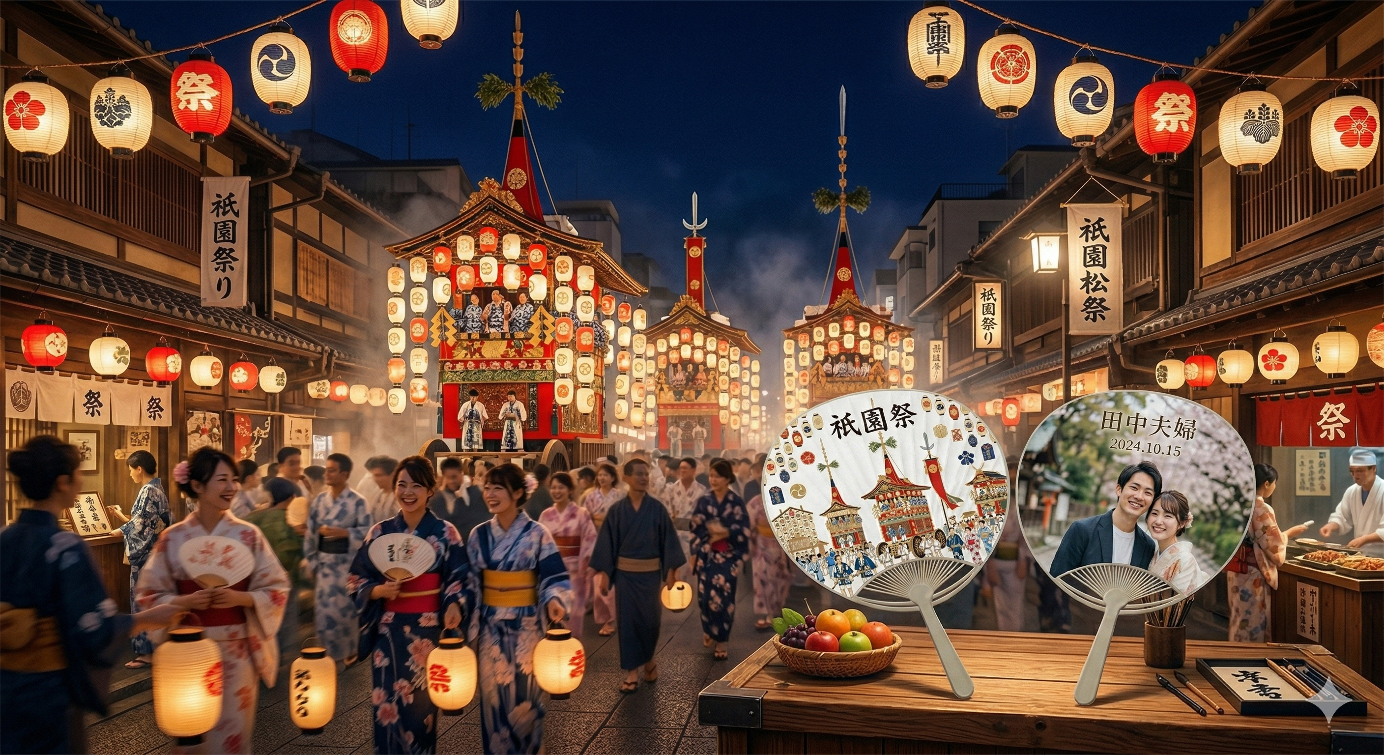 祇園祭オリジナル写真うちわ